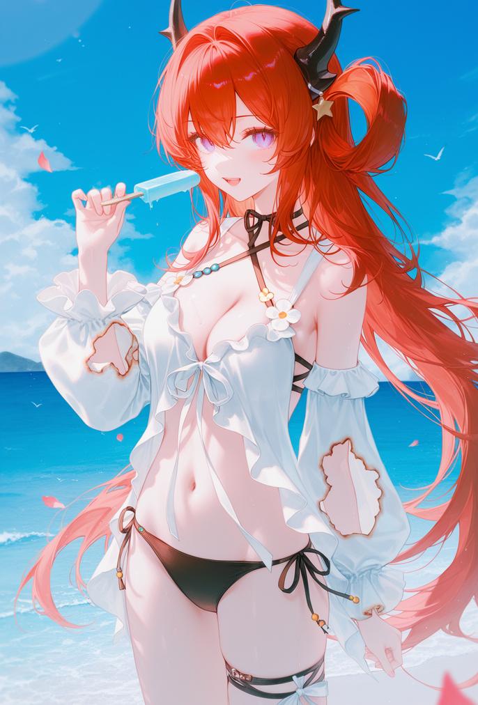 [同人] 明日方舟_史尔特尔_爱欲炽热的黄昏 纯爱,痴女,榨精