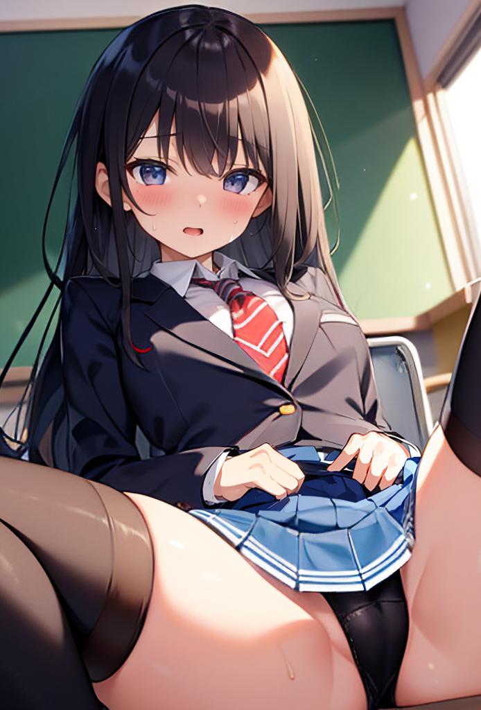 [校园] 救命！上课时亲眼看到暗恋的前座女生在… 剧情,反差,纯爱,制服,痴女