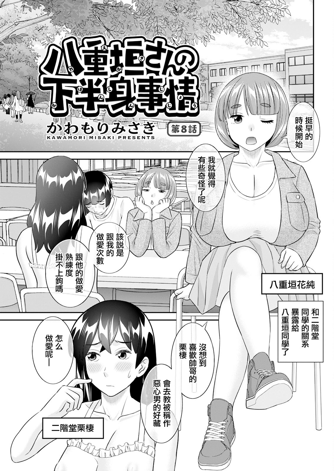 [日本漫画] [かわもりみさき] 八重垣さんの下半身事情 第8話 (アクションピザッツ 2025年4月号) [中国翻訳] [DL版] 单本,高潮潮吹,熟女人妻,巨乳大奶,单女#[18P]-1