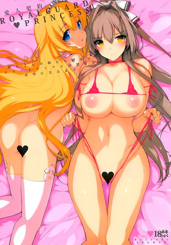 [日本漫画] (C87) [Basutei Shower (Katsurai Yoshiaki)] Aijin Keiyaku ROYALGUARD ♥ PRINCESS (Amagi Brilliant Park)  单本,肛门,巨乳大奶,群P,丝袜