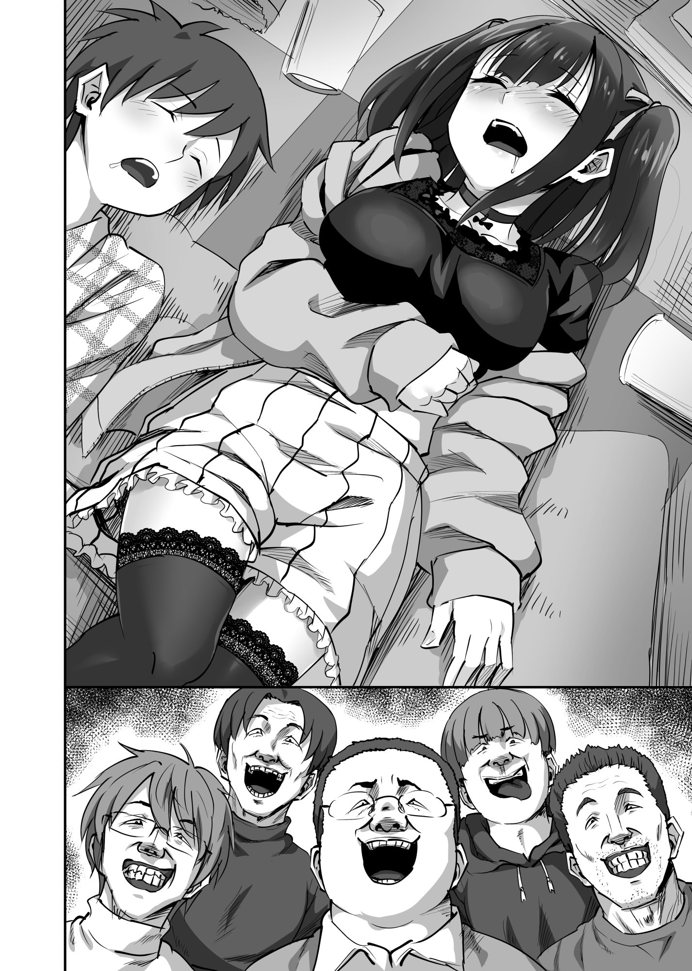[日本漫画] [ギャランがドゥー! (見習い雑兵)] オタサーの抜け駆けカップルの彼女を飲み会で睡姦!! [中国翻訳] 单本,高潮潮吹,调教,巨乳大奶,单男#[41P]-7