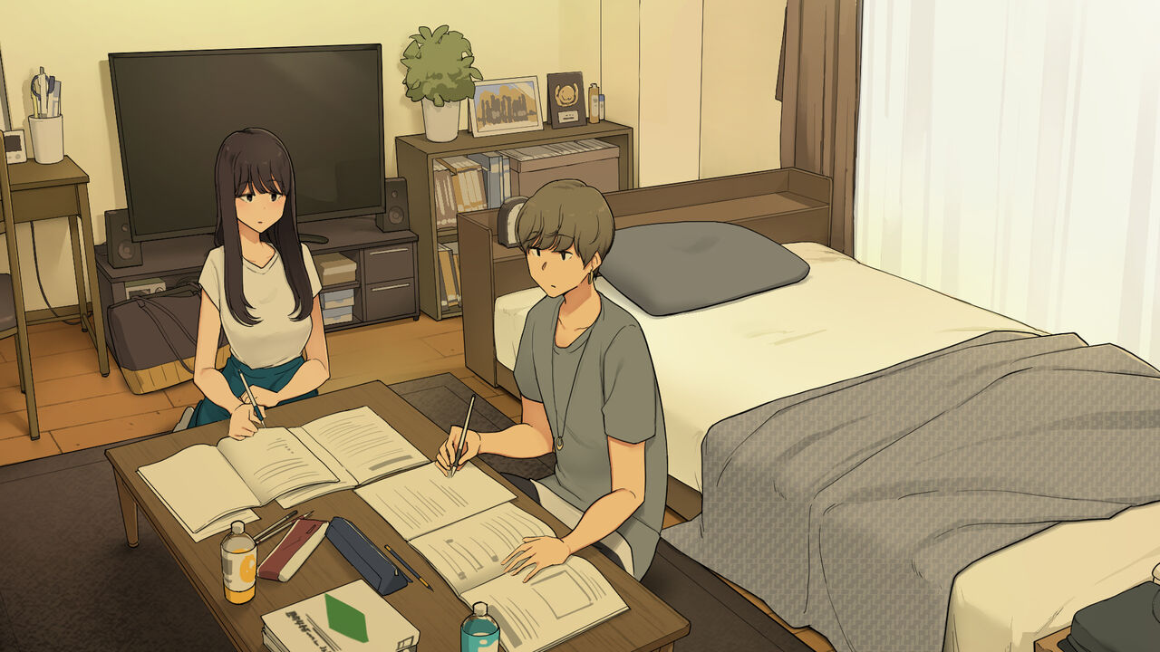 [日本漫画] 先輩の家で試験勉強教えてもらって夕方に帰る予定だった女子大生の一日 单本,御姐女王#[34P]-9