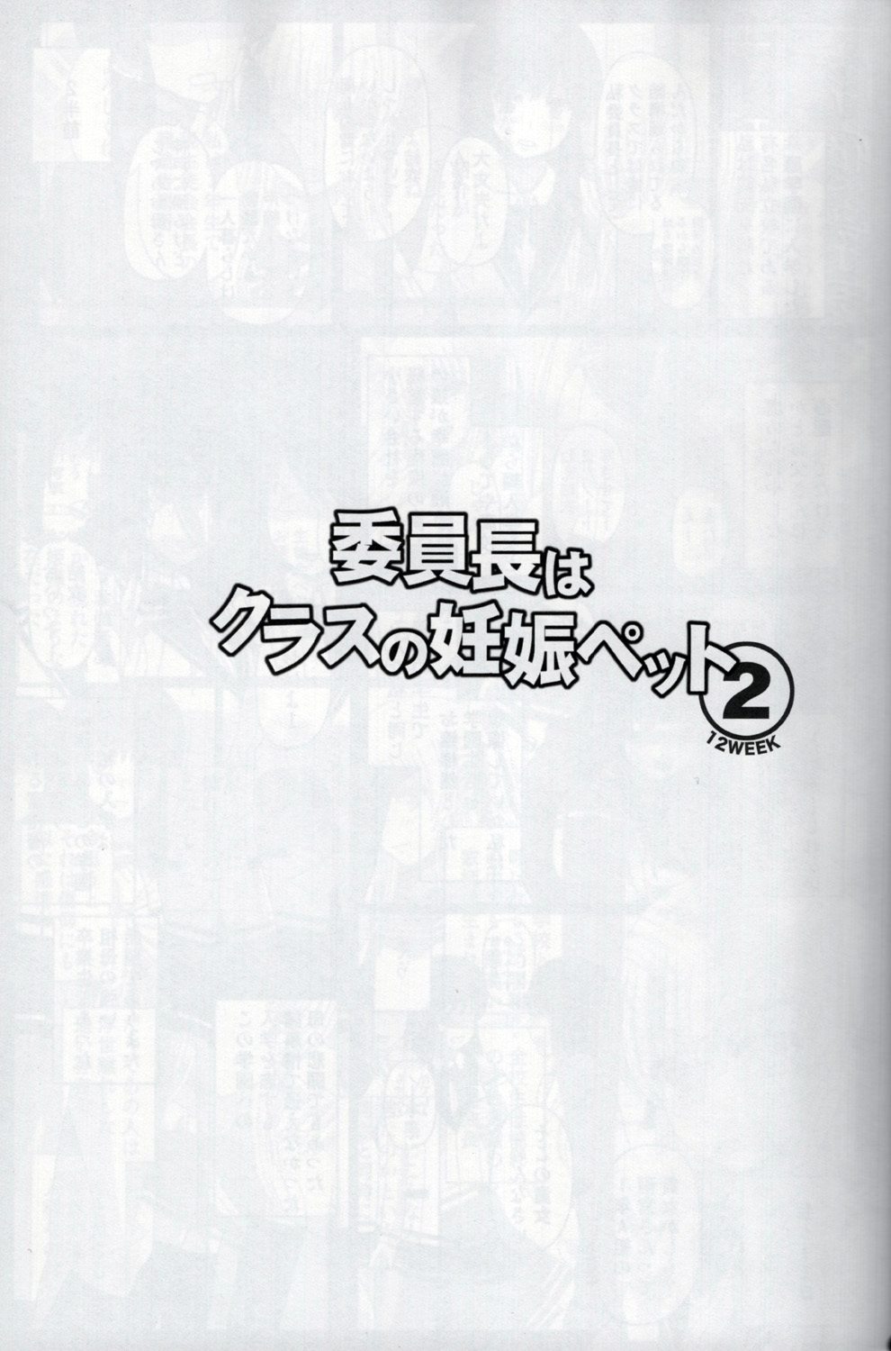 [日本漫画] (C92) [Shiawase Kyouwakoku (Shiawase no Katachi)] Iinchou wa Class no Ninshin Pet 2  单本,破处,肛交,内射中出,受精#[46P]-2