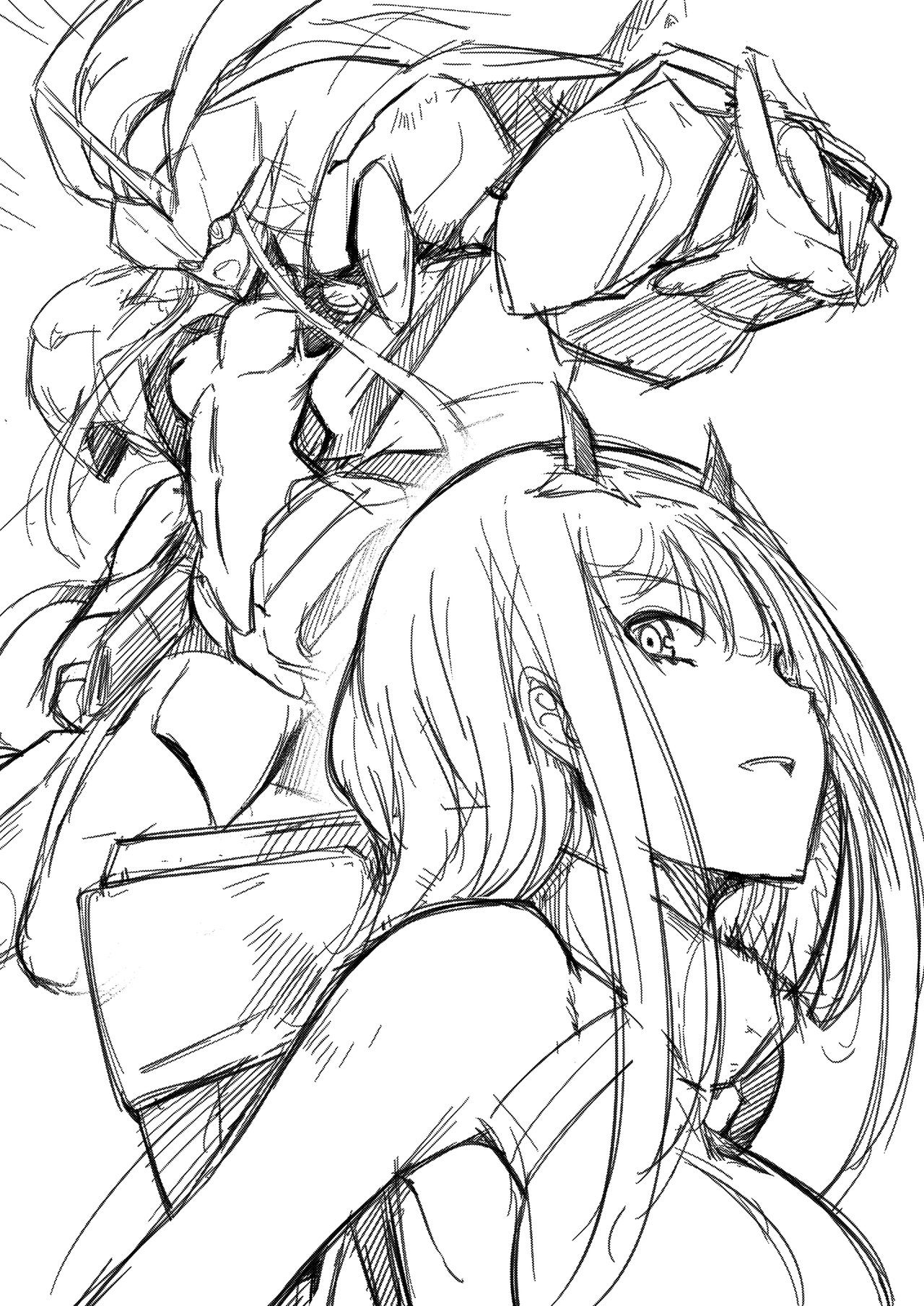 [日本漫画] [Once Only (Nekoi Hikaru)] Mitsuru in the Zero Two (Darling in the Franxx)  单本,NTR,单女,单男#[20P]-3