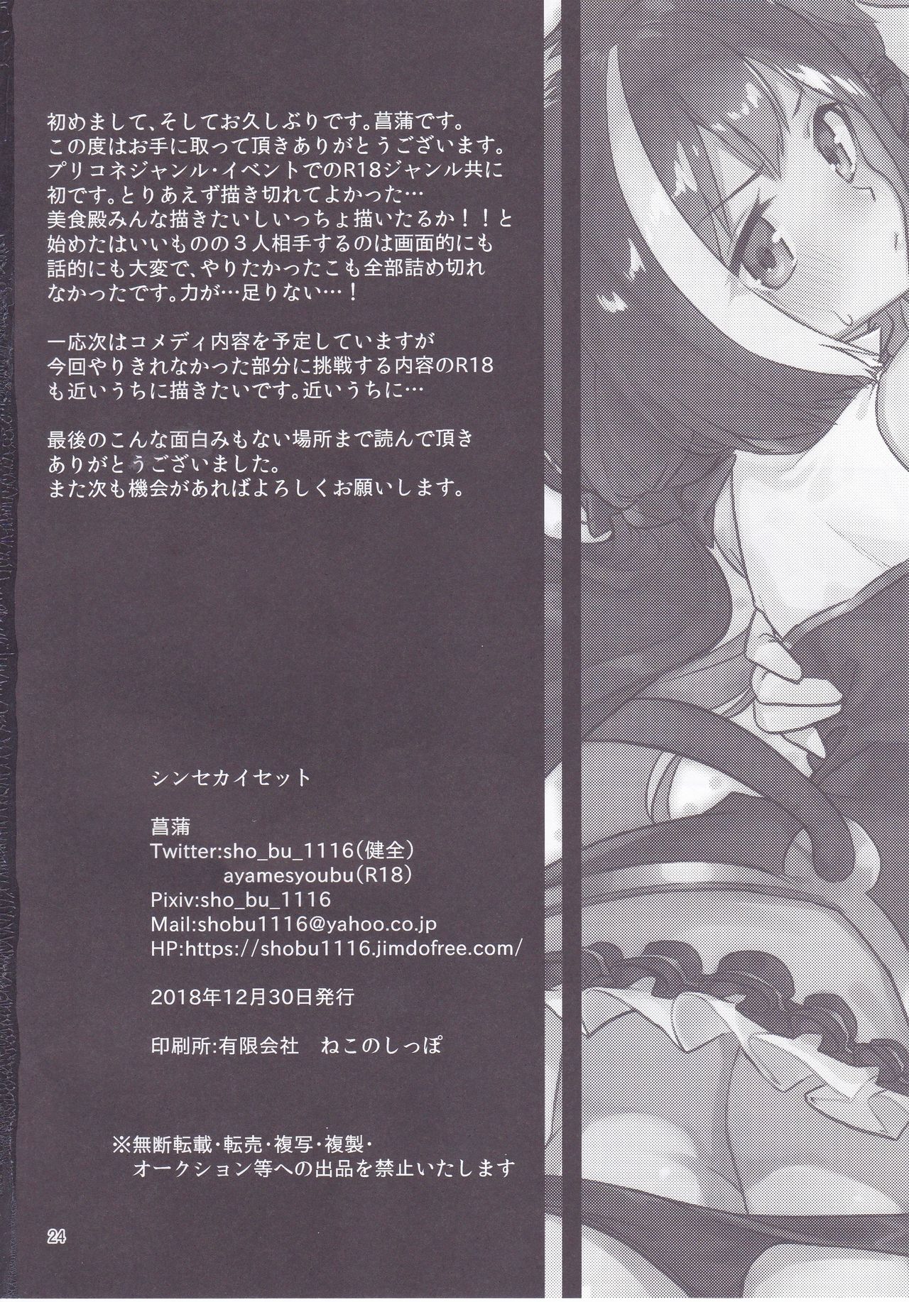 [日本漫画] (C95) [Shinsekai Set (Shobu)] Bishokuden Full Course (Princess Connect! Re:Dive) 单本,萝莉,单女#[26P]-25