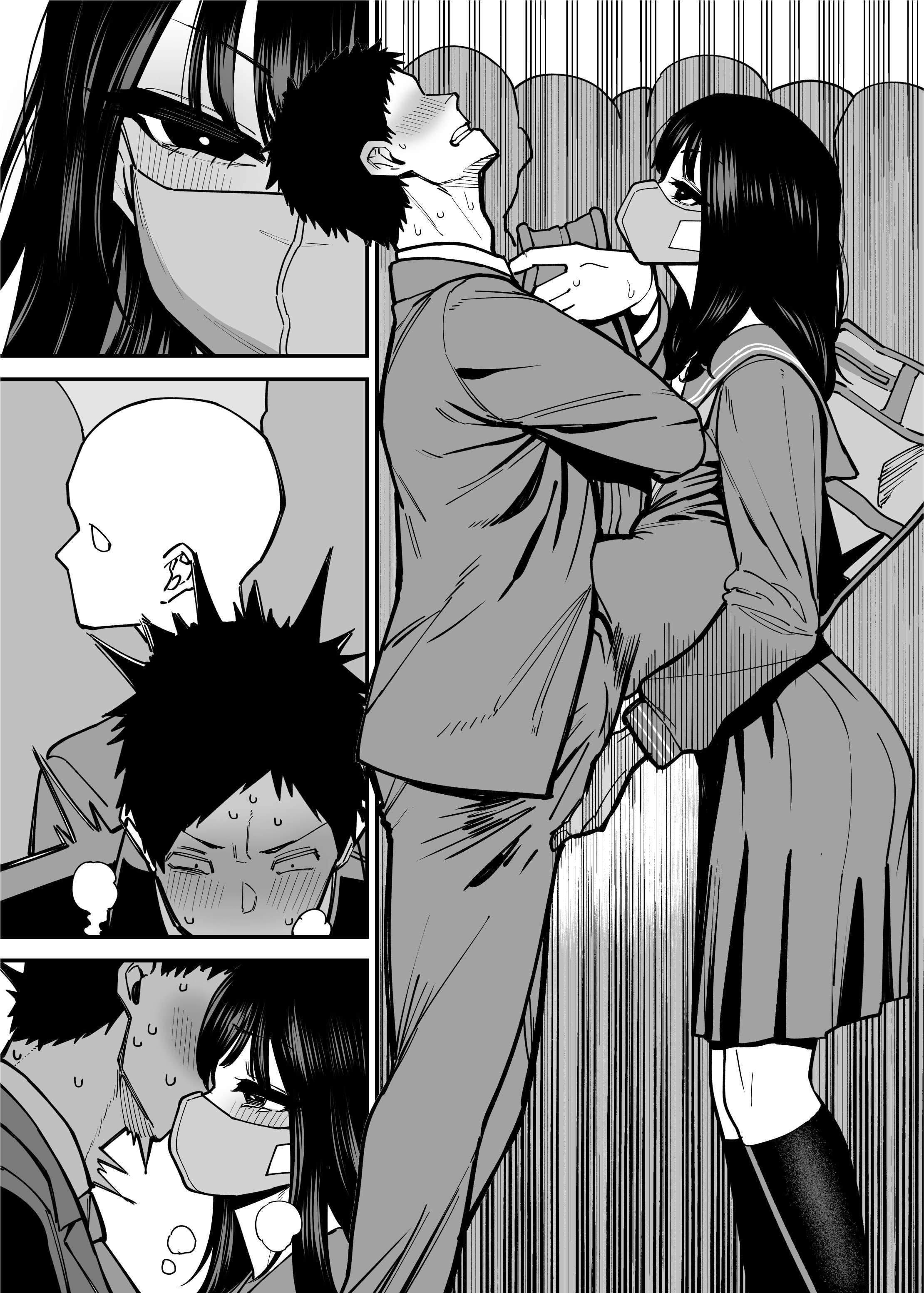 [日本漫画] [田貸魔] 毎朝通勤電車で痴女に狙われています。｜每天早上都在通勤電車被癡女盯上 [ペンギン堂] 单本,巨乳大奶,露出,青年,大阴茎#[35P]-34