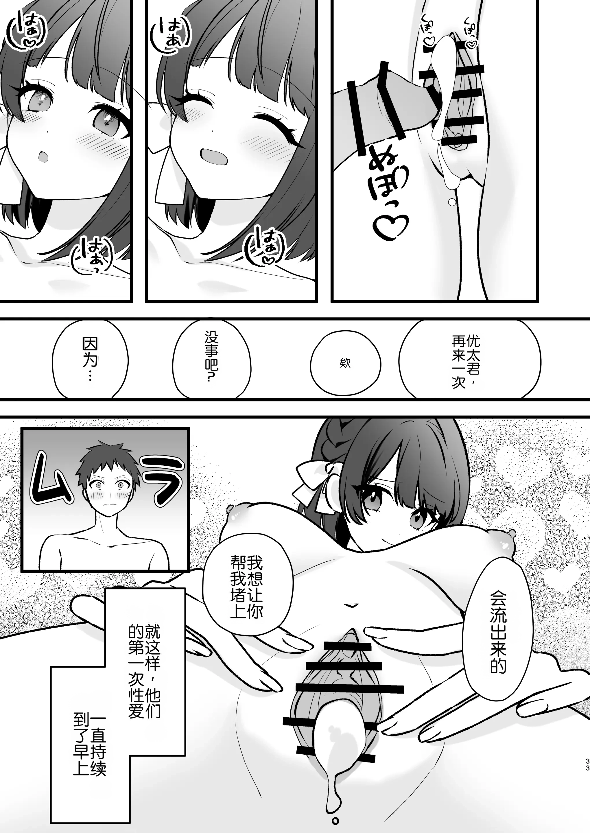 [日本漫画] [ティッシュペーニャー] あか抜け彼女が僕で処女喪失する話  单本,女学生,内射中出#[37P]-32