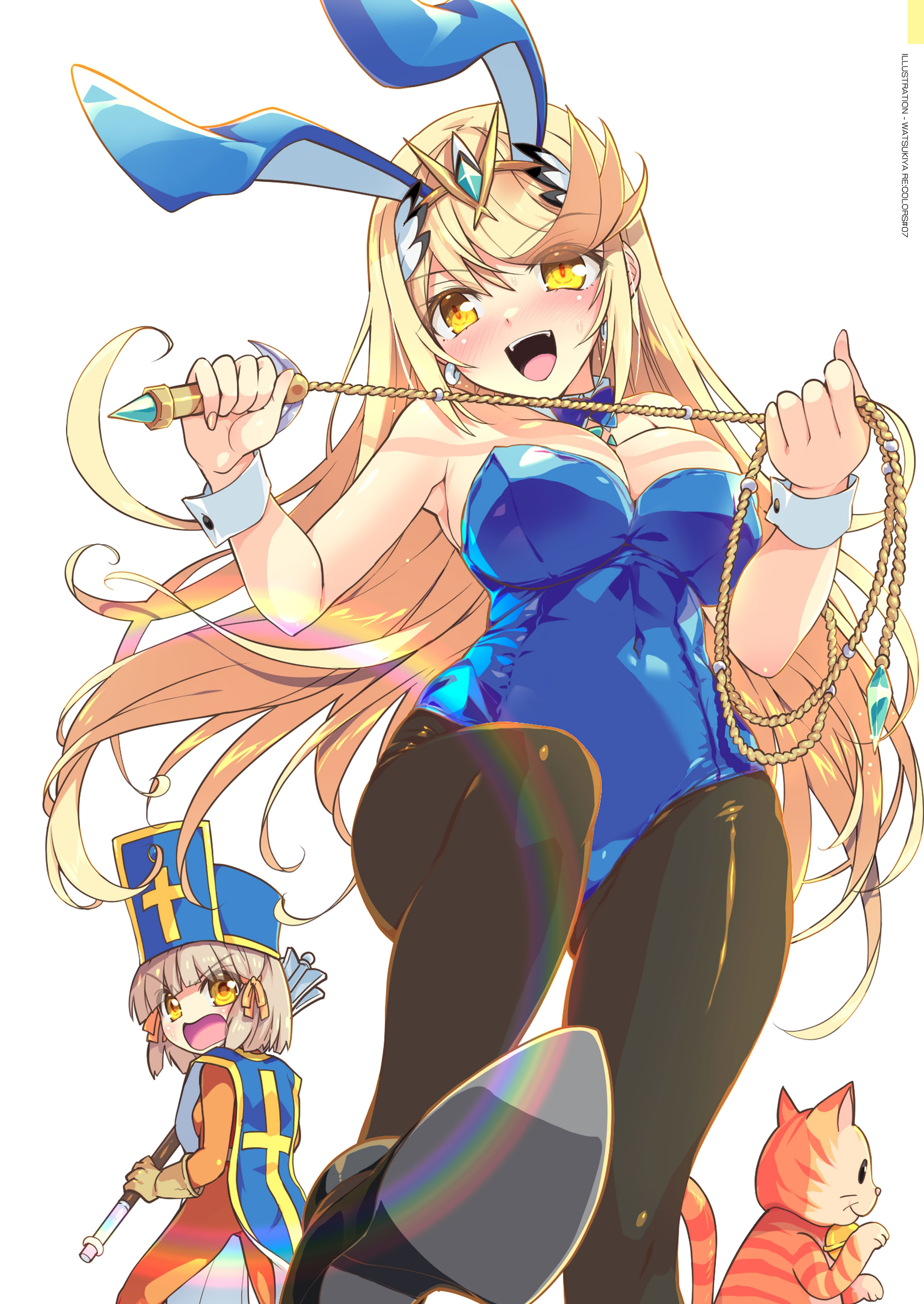 [日本漫画] [わつき屋 (わつきるみ、結城成)] RE：COLORS!#07 (ゼノブレイド2) 单本,高潮潮吹,黑丝丝袜,巨乳大奶,兽耳,内射中出,丝袜#[52P]-43