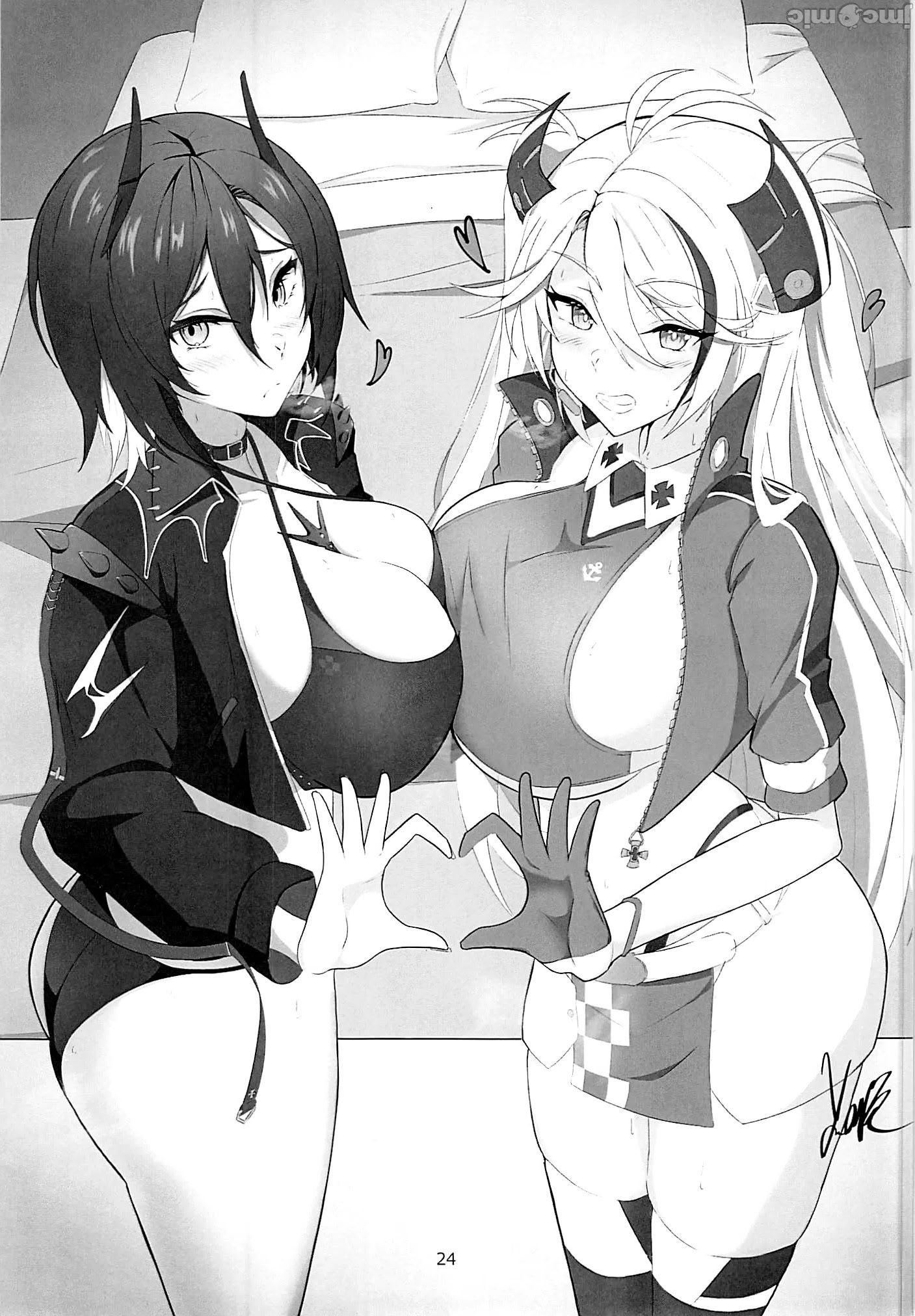 [日本漫画] (C104) [水絹かける(ぶっかけるんるん亭)] リィサルドースオブラヴ (アズールレーン) [中国翻訳] 单本,熟女人妻,内射中出#[24P]-23