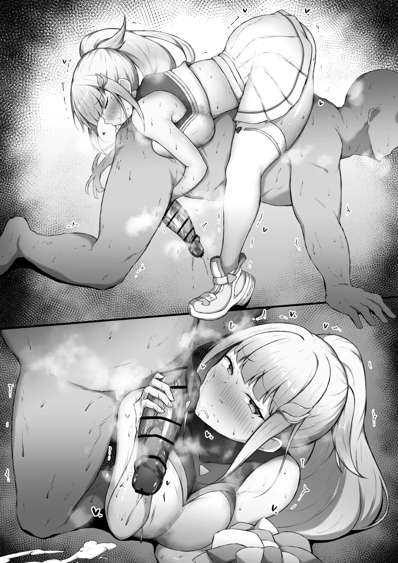[日本漫画] [もち] チア衣装リゼ様♥ (にじさんじ) 单本,高潮潮吹,巨乳大奶,女学生制服,内射中出#[8P]-5