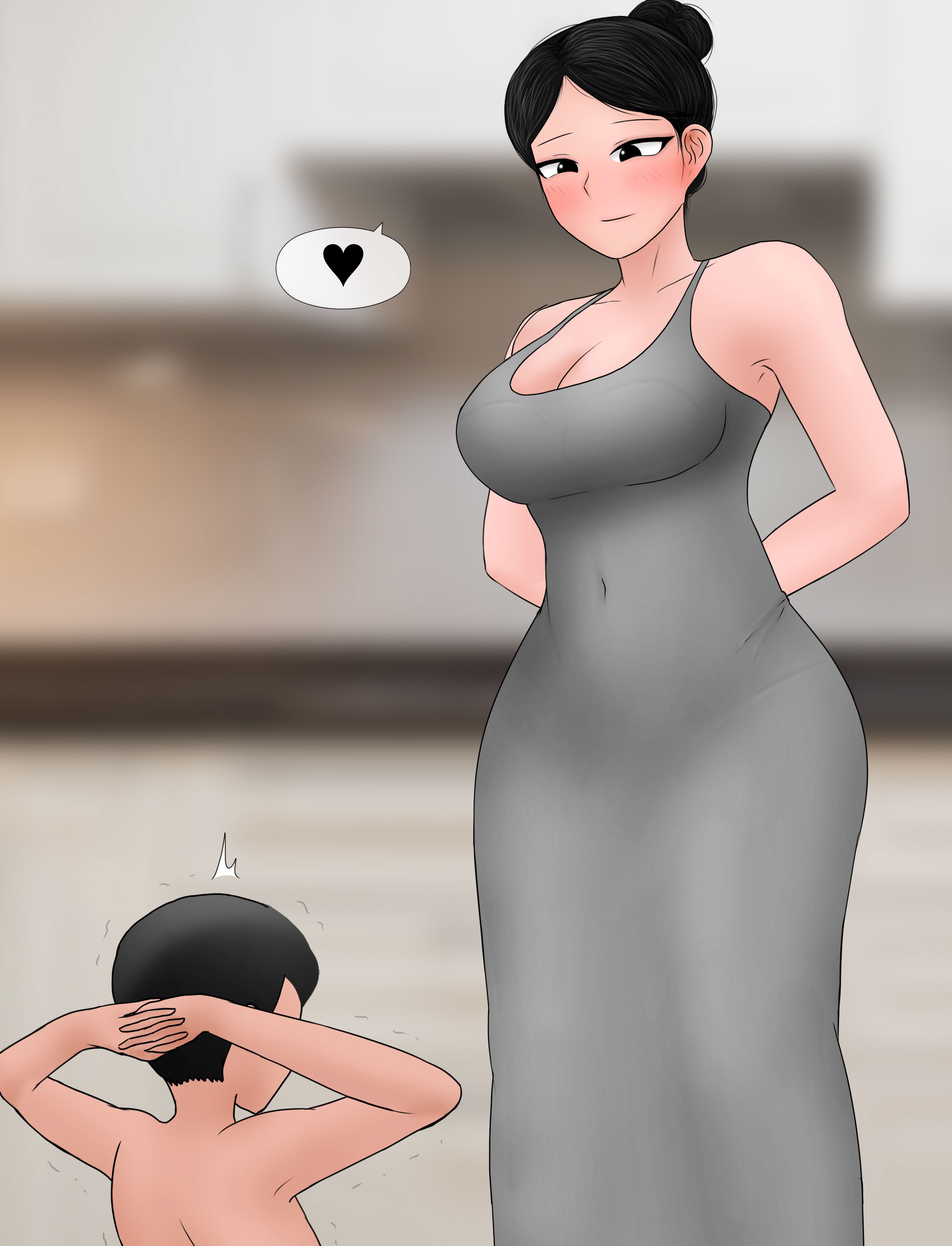 [韩国漫画] [Philia] 我成了低学历高个老婆的专属奴隶 펨돔아내 剧情,熟女人妻,巨乳大奶#[88P]-59