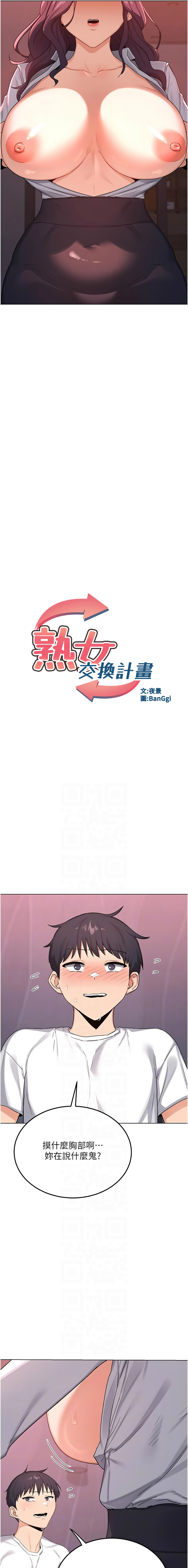 [韩国漫画] 熟女交换计划 剧情,熟女人妻,巨乳大奶,职场#[16P]-2