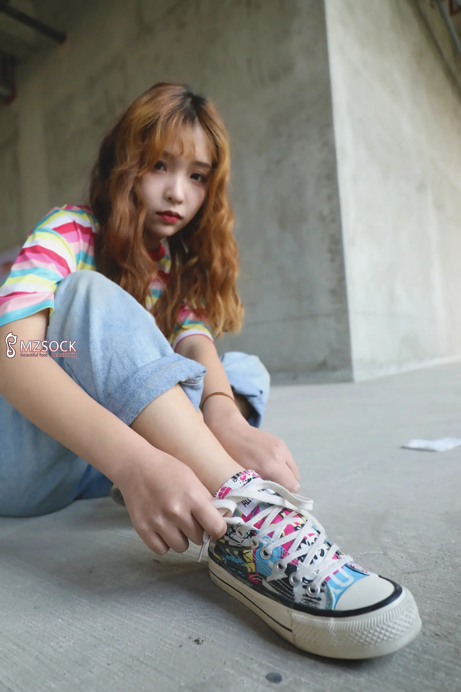 [Mzsock] Love beautiful feet NO.206 ella#[74P]-1