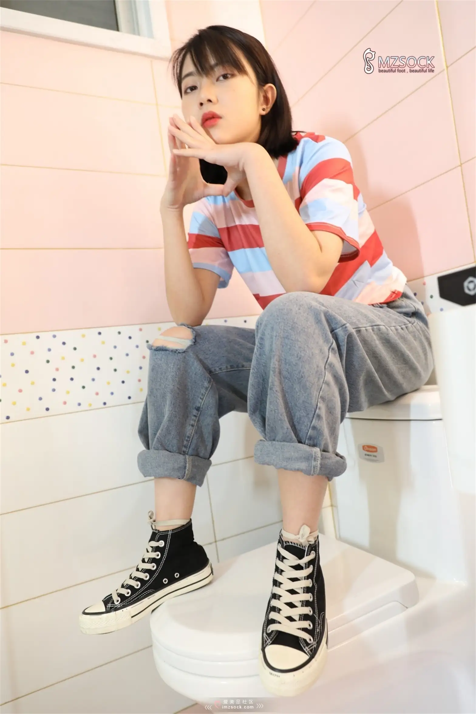 [Mzsock] Love Beauty Foot NO.086 Tingting#[74P]-5