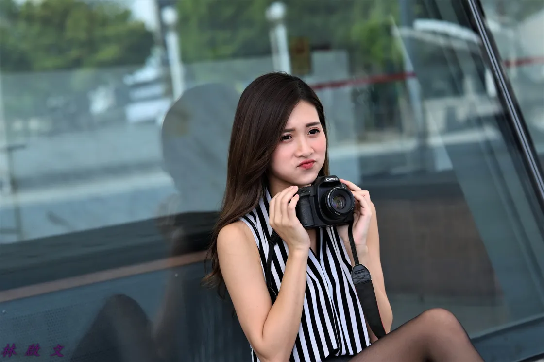[爱美足] NO.137 张筠 OL黑丝高跟美腿 街拍#[47P]-21