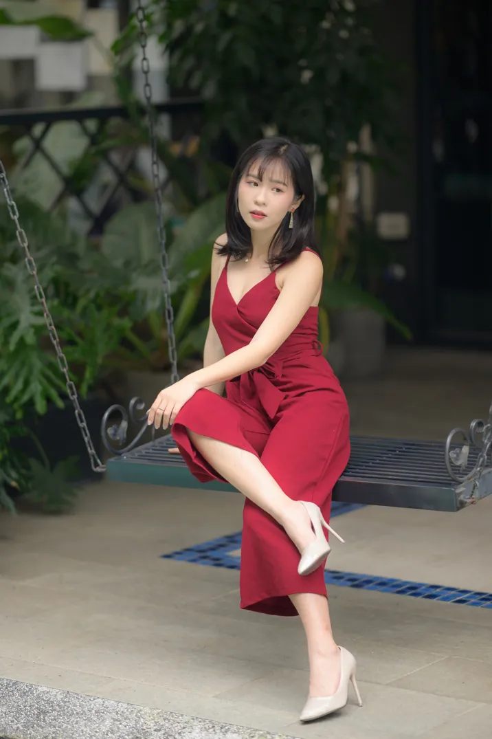 [爱美足] NO.217 YoYo 气质连衣长裤高跟 街拍#[105P]-23
