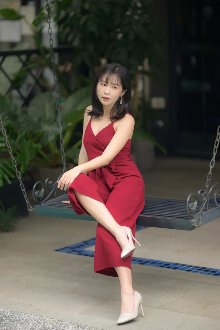 [爱美足] NO.217 YoYo 气质连衣长裤高跟 街拍#[105P]-24