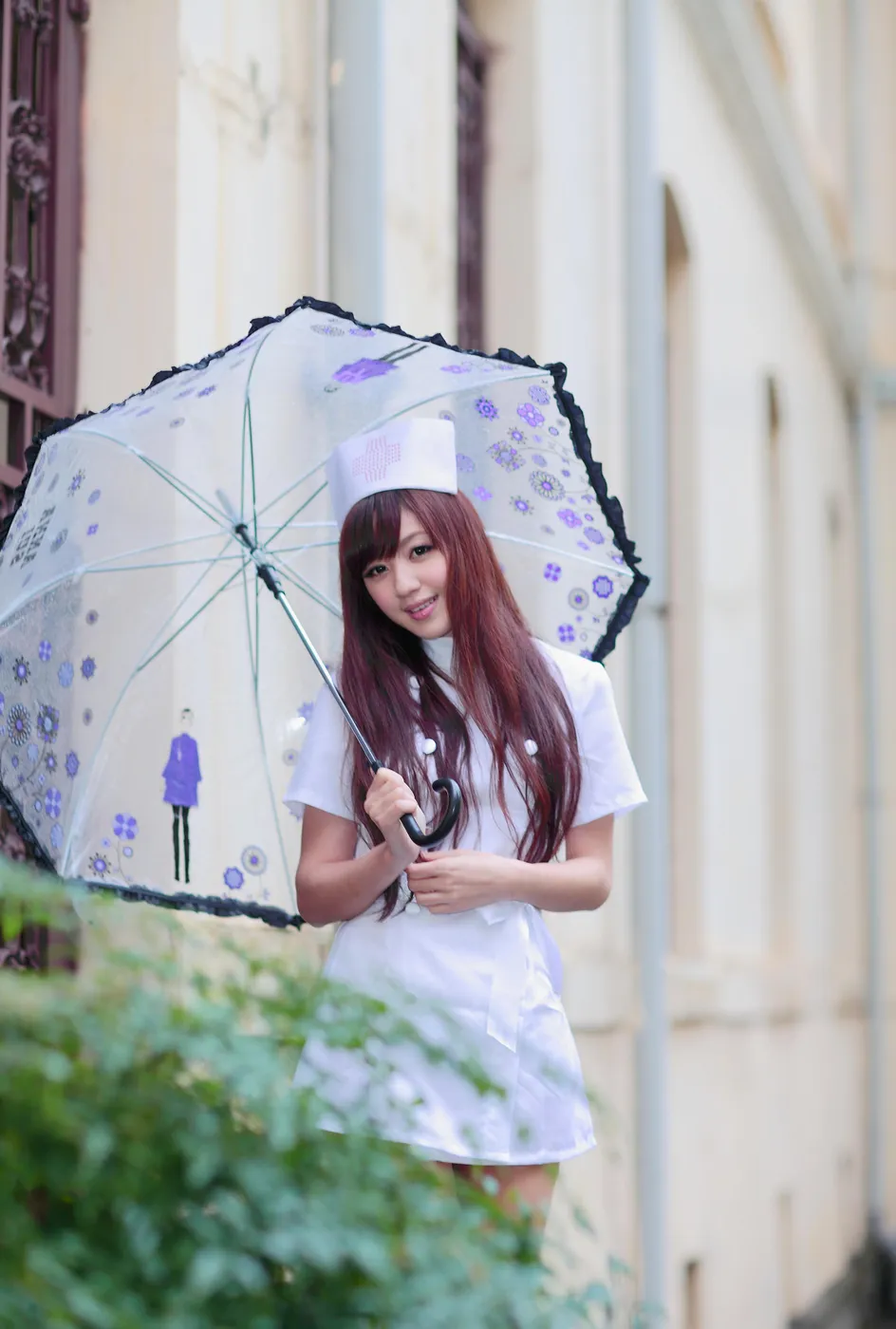 [Mzsock] NO.204 Xiaoya nurse uniform, stockings, high heels and beautiful legs street photography#[70P]-2