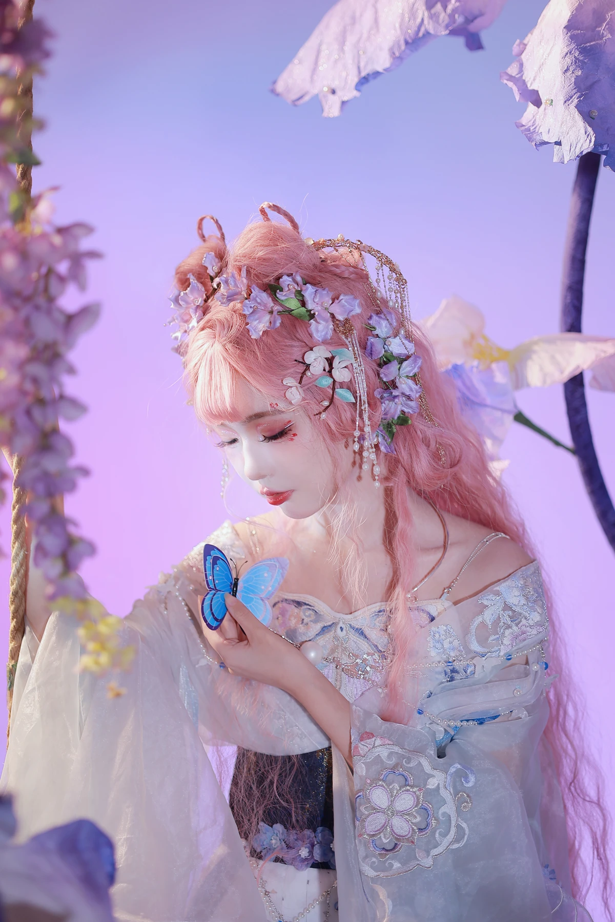 [YITUYU] 2023.01.07 Vol.2857 – Flower Moon Night Butterfly Dream Cat in arms ovo#[22P]-3