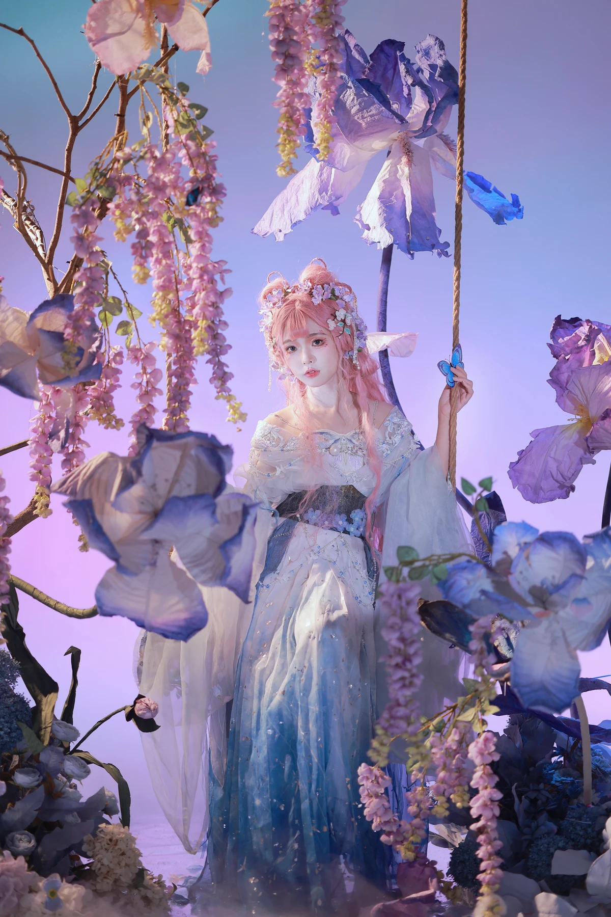 [YITUYU] 2023.01.07 Vol.2857 – Flower Moon Night Butterfly Dream Cat in arms ovo#[22P]-4