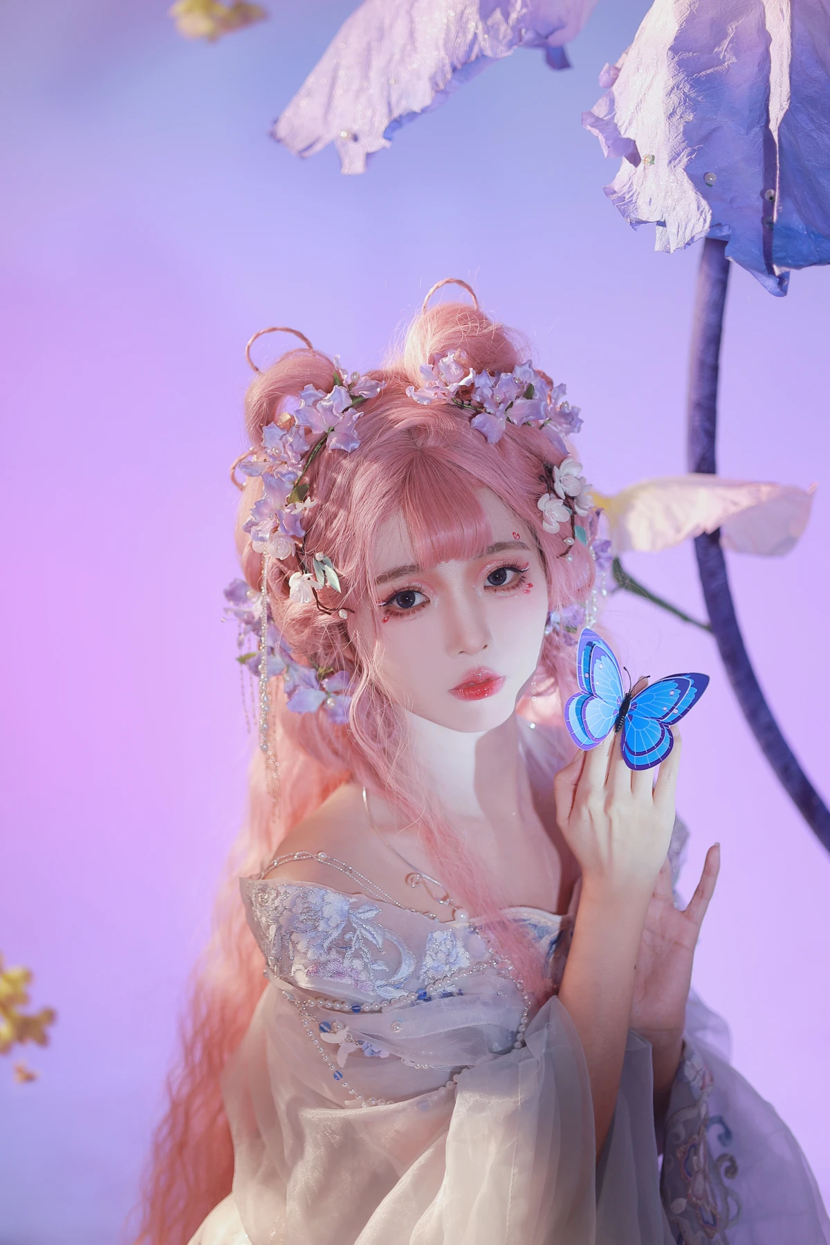 [YITUYU] 2023.01.07 Vol.2857 – Flower Moon Night Butterfly Dream Cat in arms ovo#[22P]-5