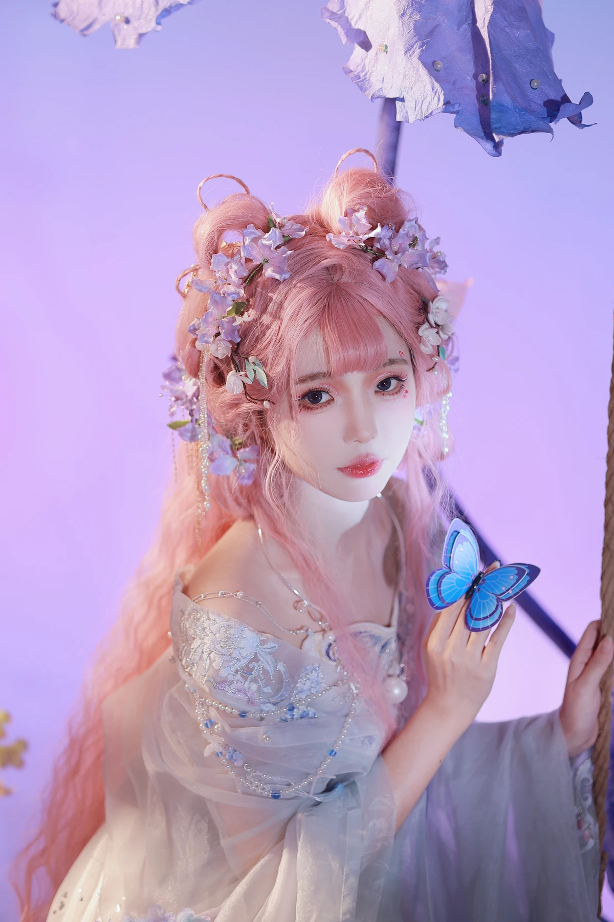 [YITUYU] 2023.01.07 Vol.2857 – Flower Moon Night Butterfly Dream Cat in arms ovo#[22P]-7
