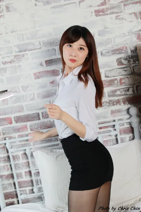 [爱美足] NO.082  Queena林茉晶 OL高跟美腿棚拍 街拍#[34P]-11