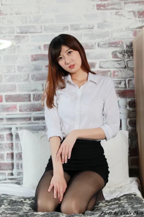 [爱美足] NO.082  Queena林茉晶 OL高跟美腿棚拍 街拍#[34P]-13