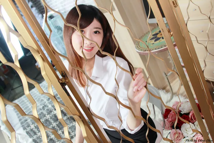 [爱美足] NO.082  Queena林茉晶 OL高跟美腿棚拍 街拍#[34P]-17