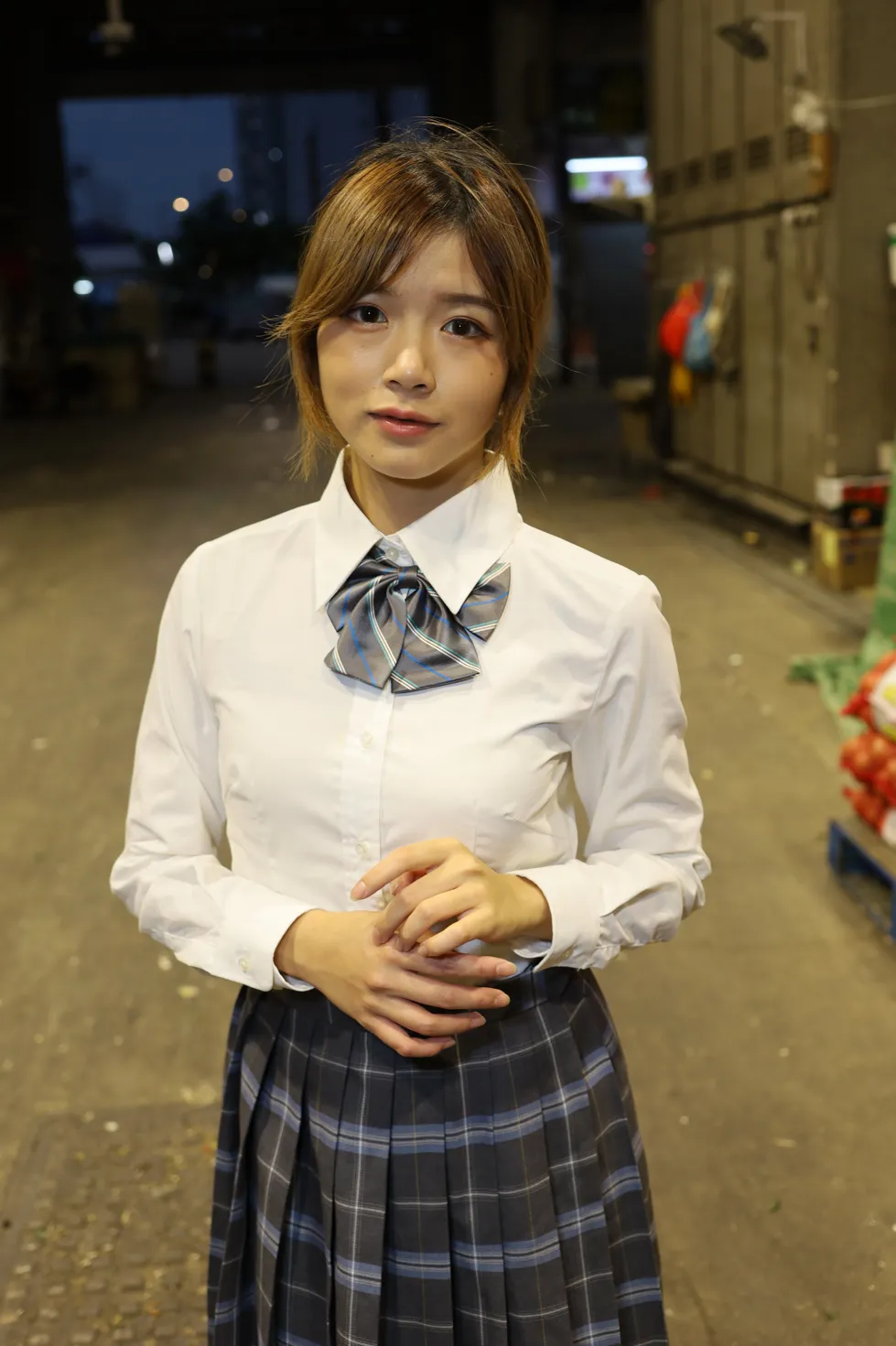 [Mzsock] NO.144 Kandi student uniform beautiful legs street photography#[105P]-8