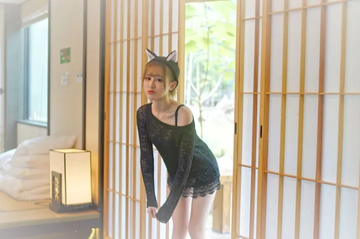[爱美足] NO.223 涵涵 和室小短裤 街拍#[50P]-30