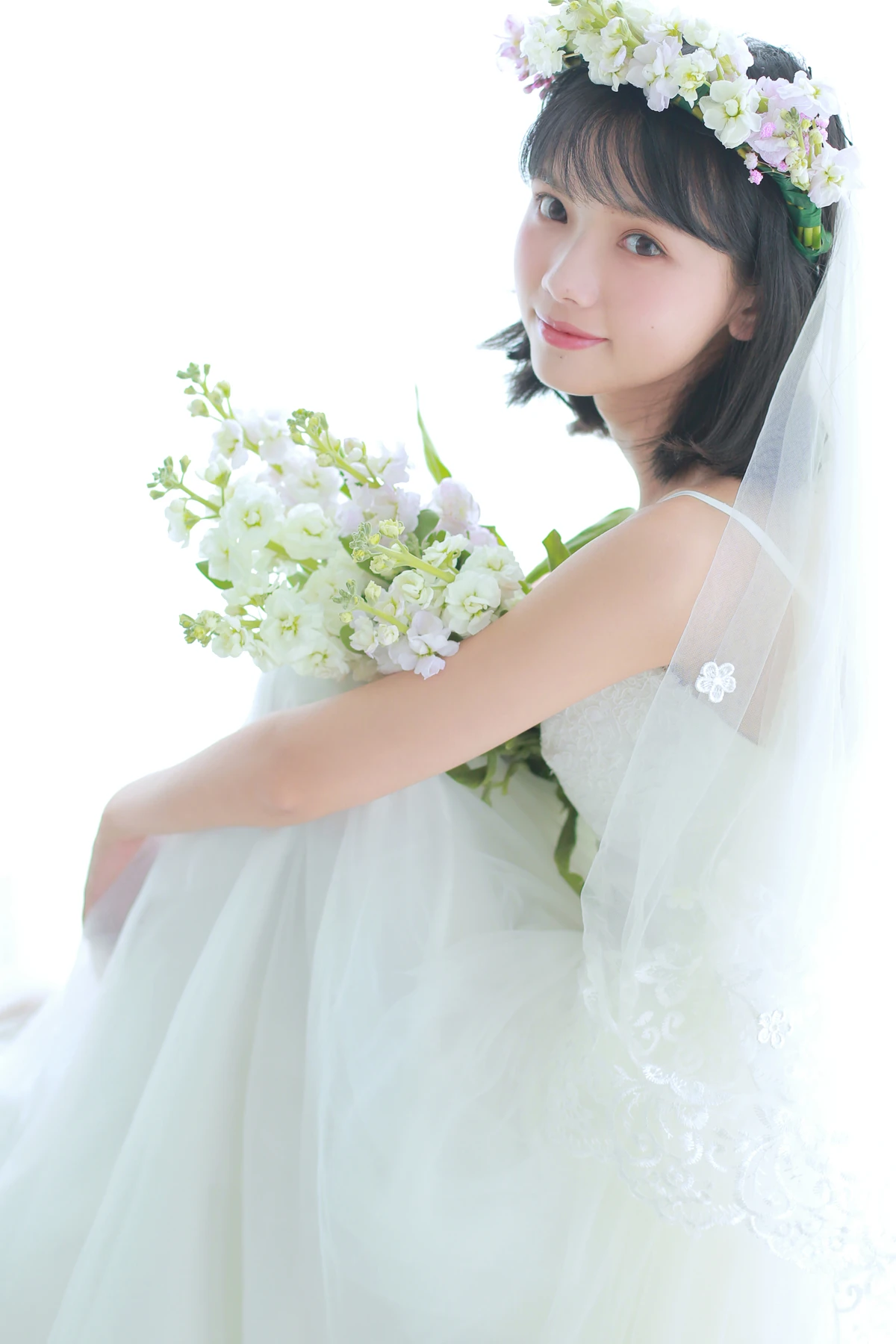 [艺图语] 2023.01.10 Vol.2880 – 花的嫁纱 猫梓子#[22P]-12