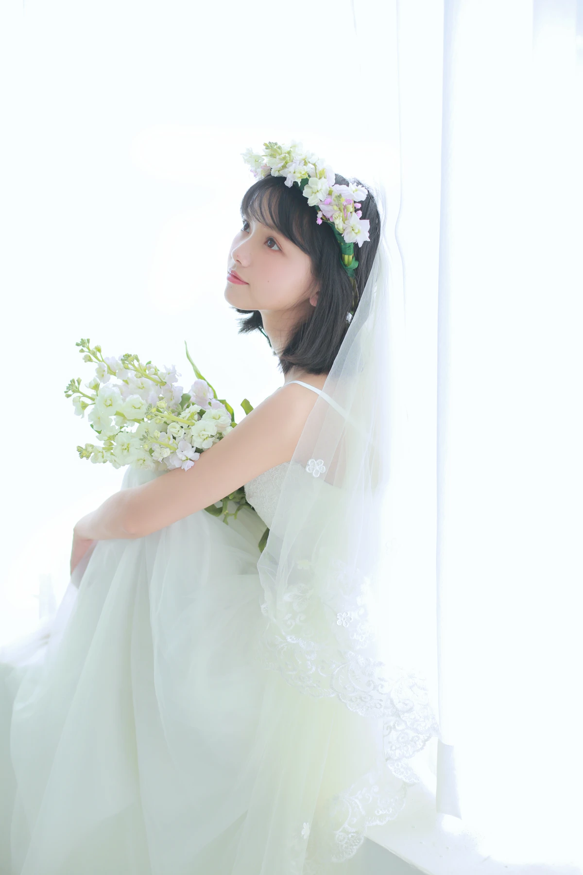 [艺图语] 2023.01.10 Vol.2880 – 花的嫁纱 猫梓子#[22P]-13