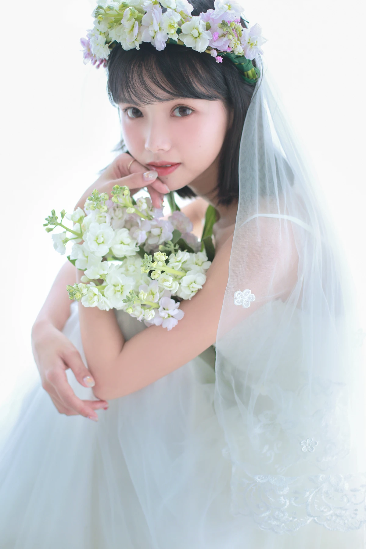 [艺图语] 2023.01.10 Vol.2880 – 花的嫁纱 猫梓子#[22P]-19