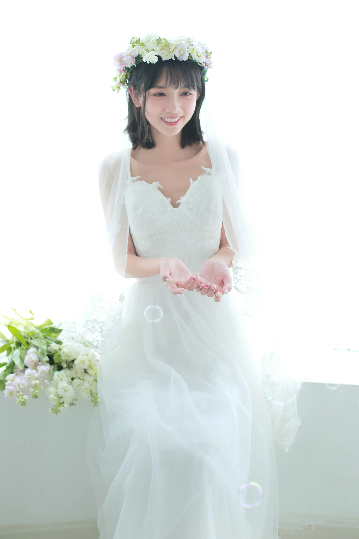 [艺图语] 2023.01.10 Vol.2880 – 花的嫁纱 猫梓子#[22P]-20