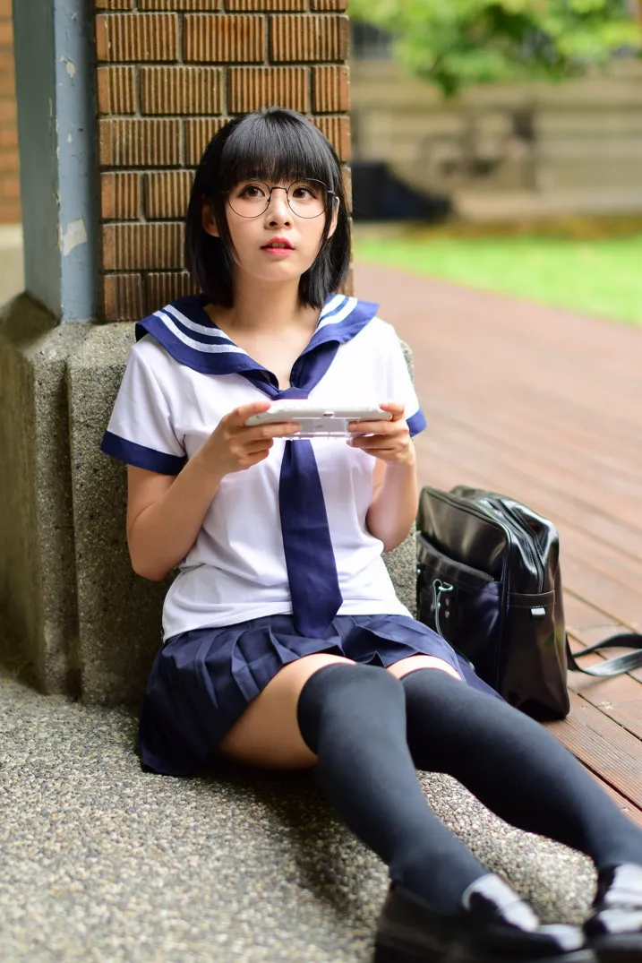 [爱美足] NO.171 海琳 学生制服 街拍#[73P]-7