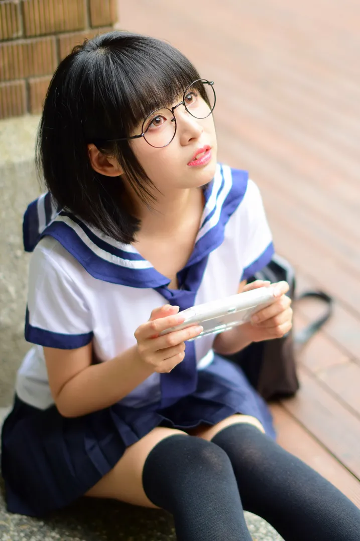 [爱美足] NO.171 海琳 学生制服 街拍#[73P]-8