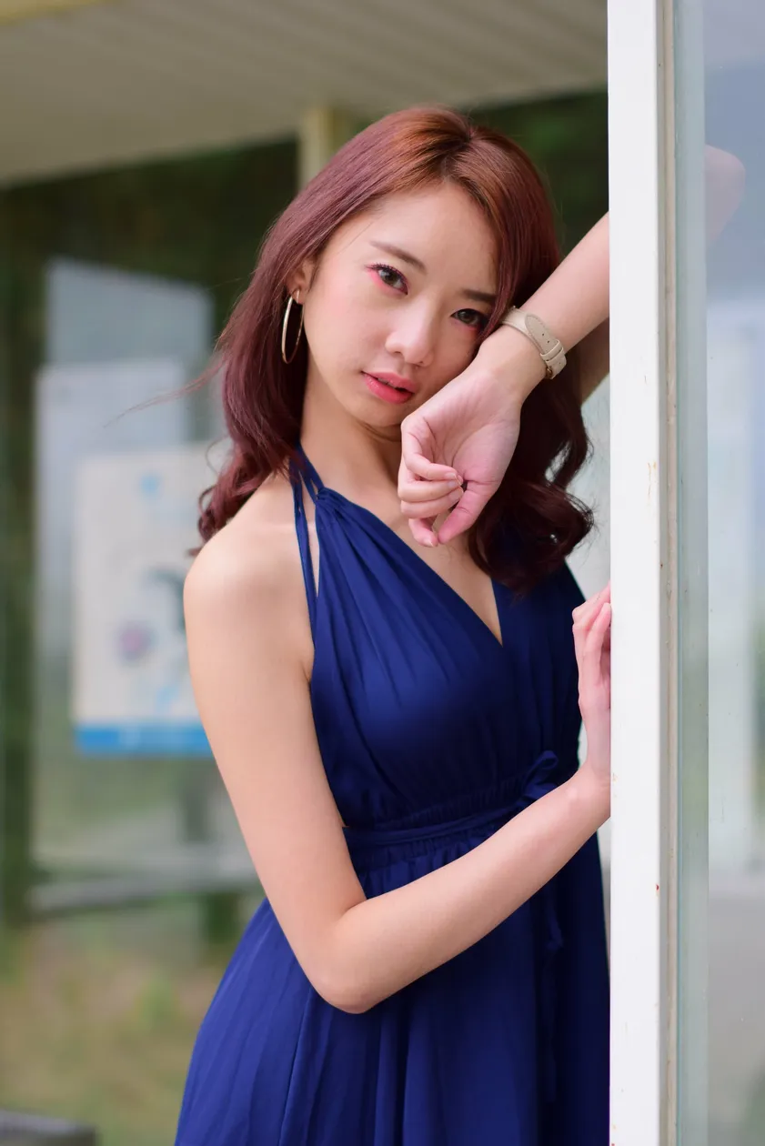 [Mzsock] NO.178 Youbao long skirt with high slits and high legs street photography#[105P]-8