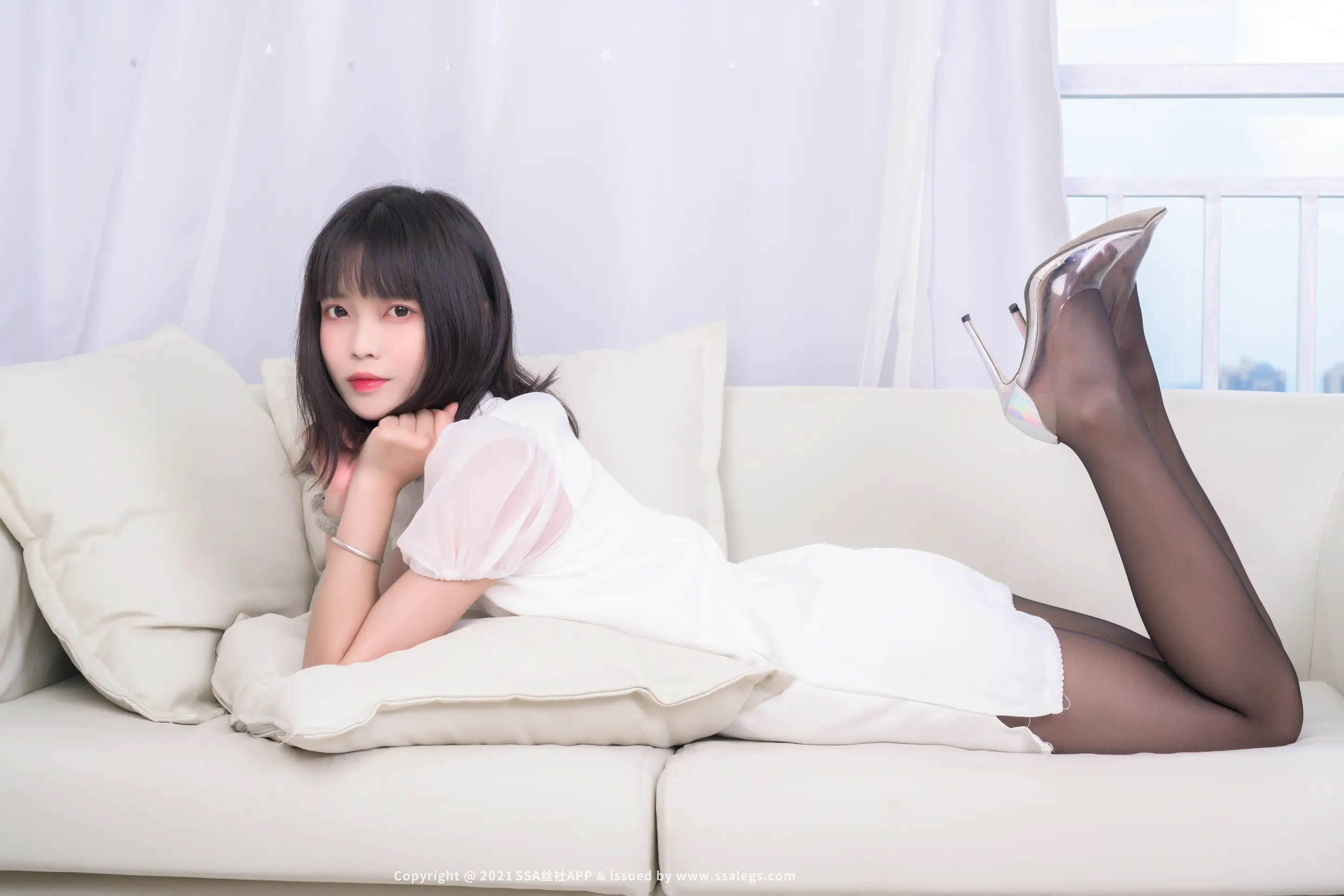 [Mzsock] NO.664 Leg Model Dan Dan's Black Stockings Beautiful Foot (Part 1) silk club#[118P]-3