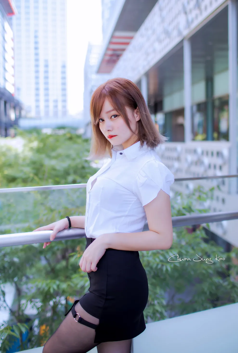[爱美足] NO.167 乐儿 OL黑丝高跟美腿 街拍#[39P]-19
