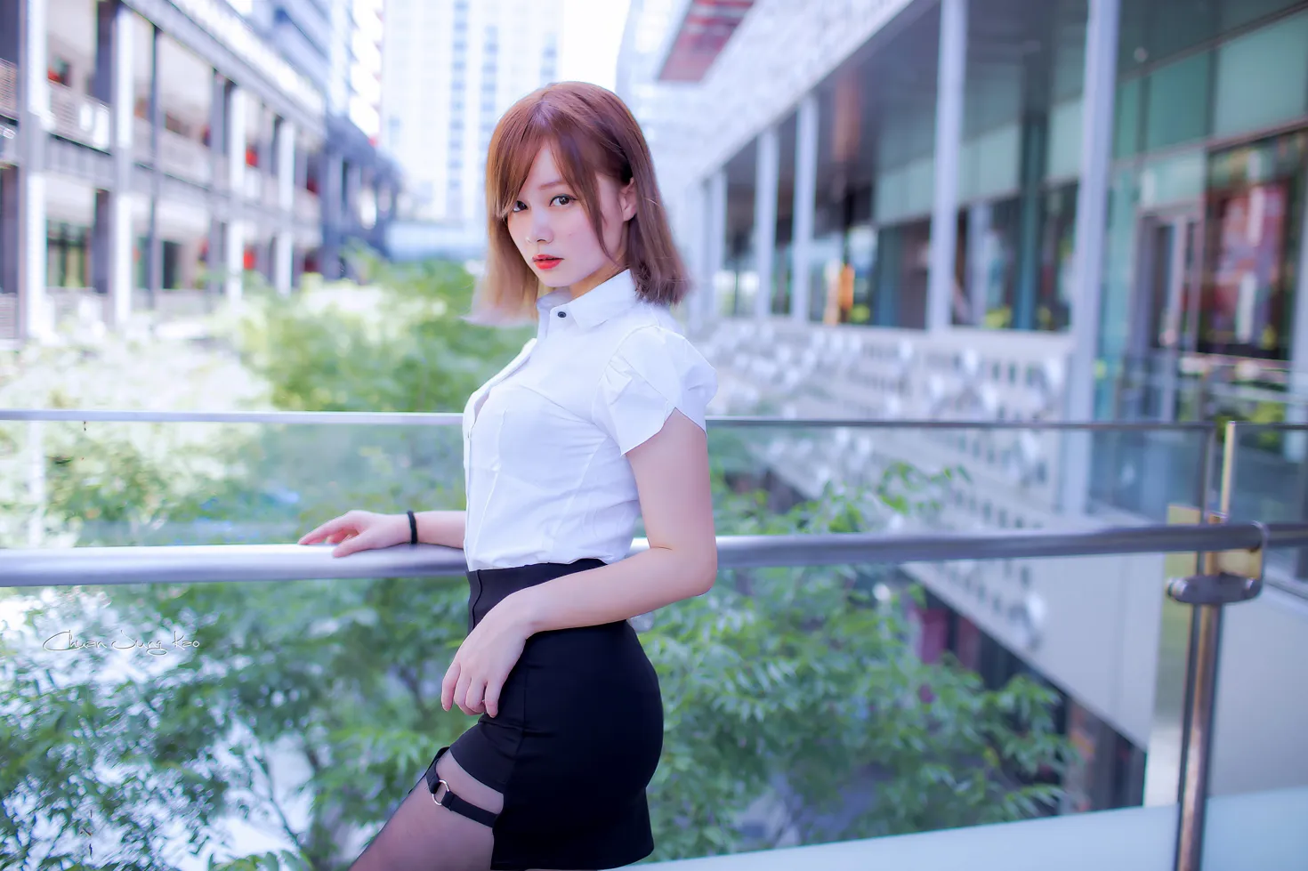 [爱美足] NO.167 乐儿 OL黑丝高跟美腿 街拍#[39P]-20