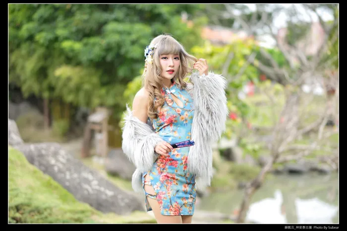 [爱美足] NO.069  薛凯云 林安泰古厝 高跟美腿外拍 街拍#[76P]-31