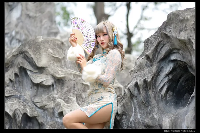 [Mzsock] NO.069 Xue Kaiyun, Lin Antai’s ancient house, high heels and beautiful legs, outdoor shot street photography#[76P]-3