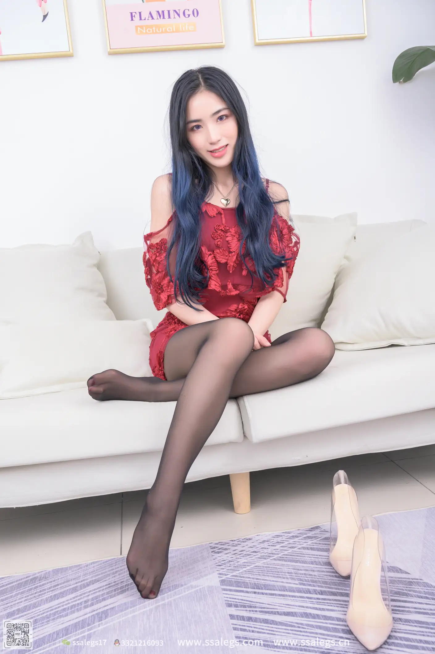[爱美足] NO.524 茵茵 黑丝写真（下) 丝社#[127P]-9