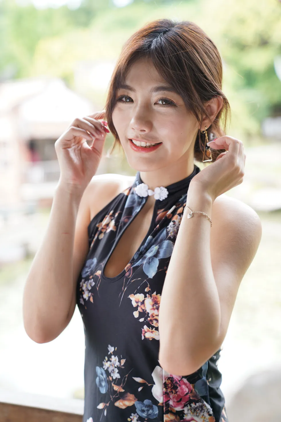 [爱美足] NO.104 陈葳 蓝花短旗袍高跟美腿 街拍#[117P]-2