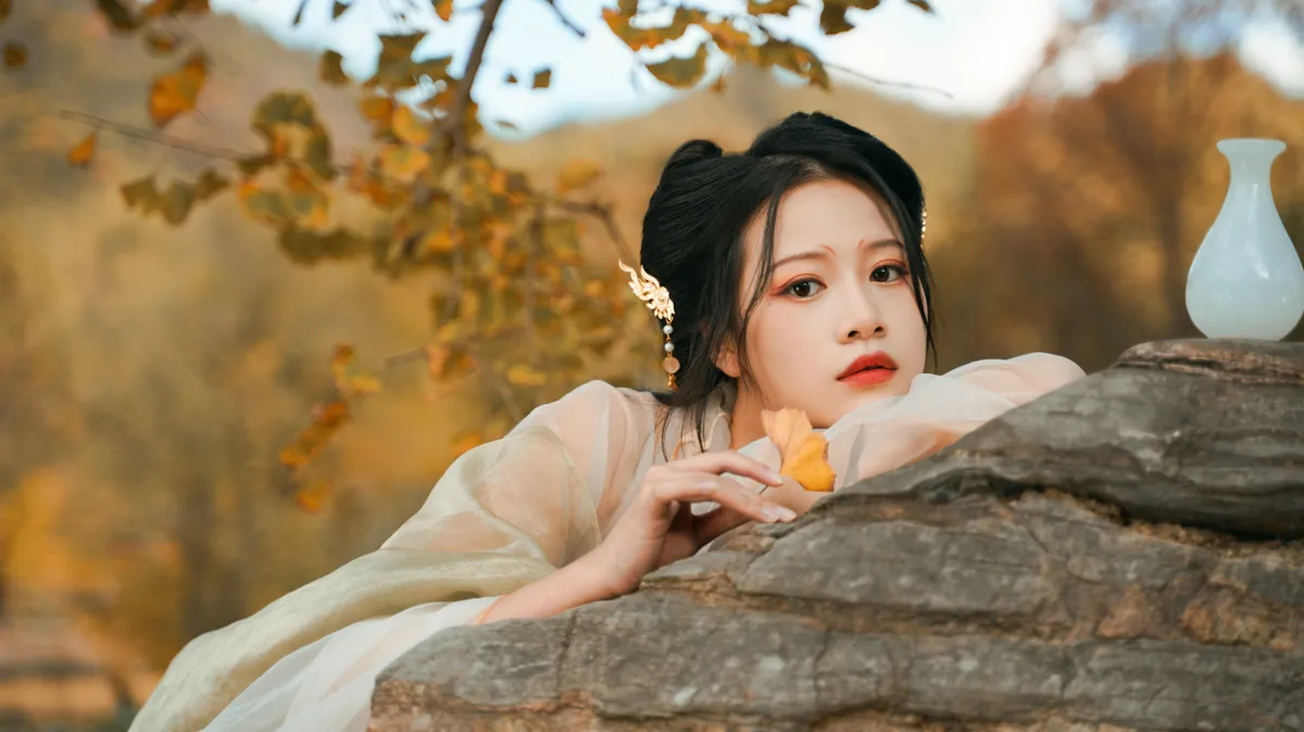 [艺图语] 2022.12.12 Vol.2664 – 银杏树下 旺旺小小舒#[39P]-16