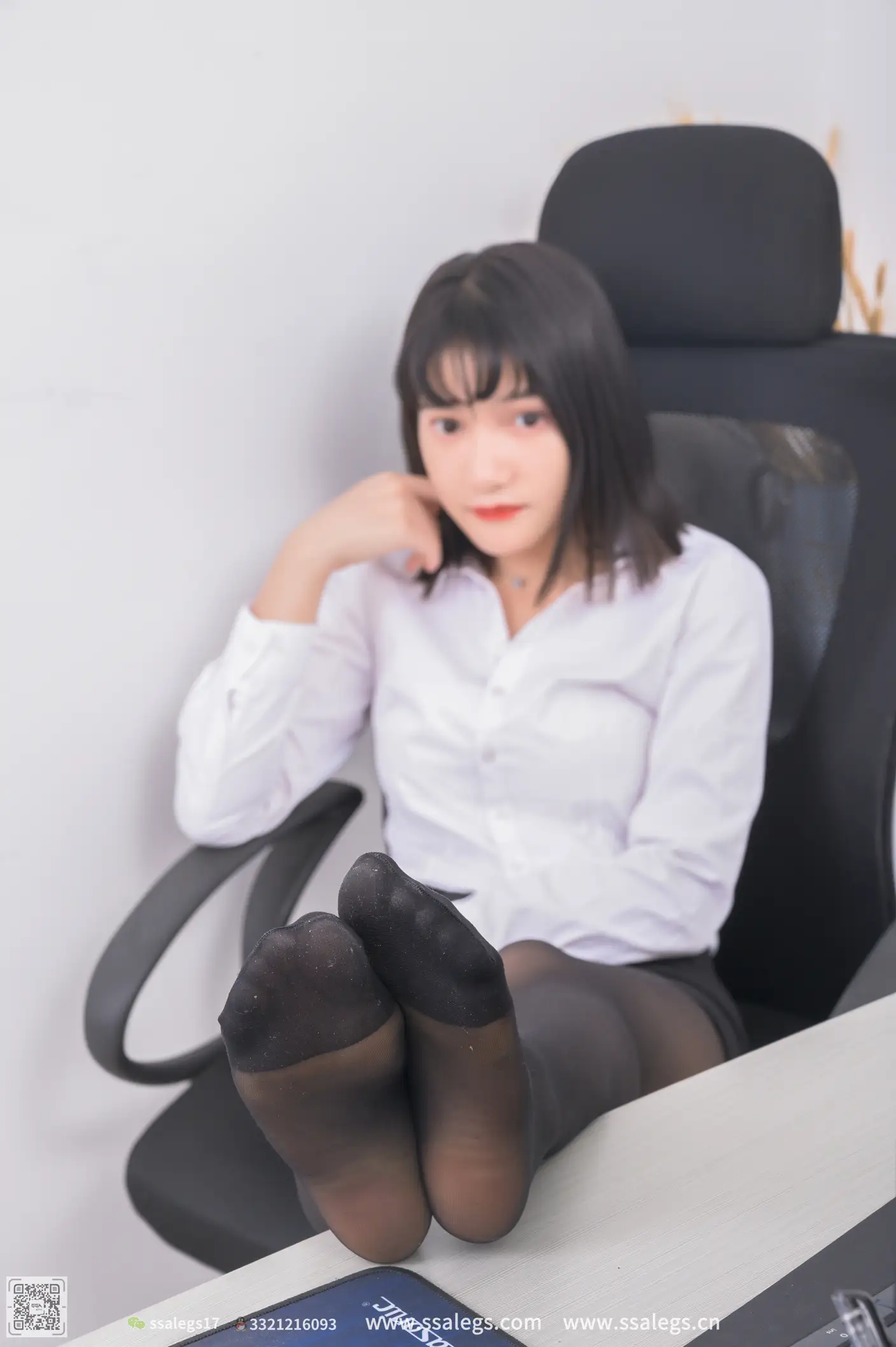 [爱美足] NO.530 冰冰 黑丝袜写真（下) 丝社#[126P]-14
