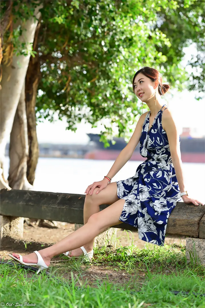 [Mzsock] NO.196 Zhao Tingting dress with cool and high legs street photography#[105P]-4