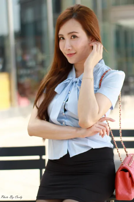 [Mzsock] NO.041 Dora OL black stockings high heels beautiful legs travel photo street photography#[106P]-9