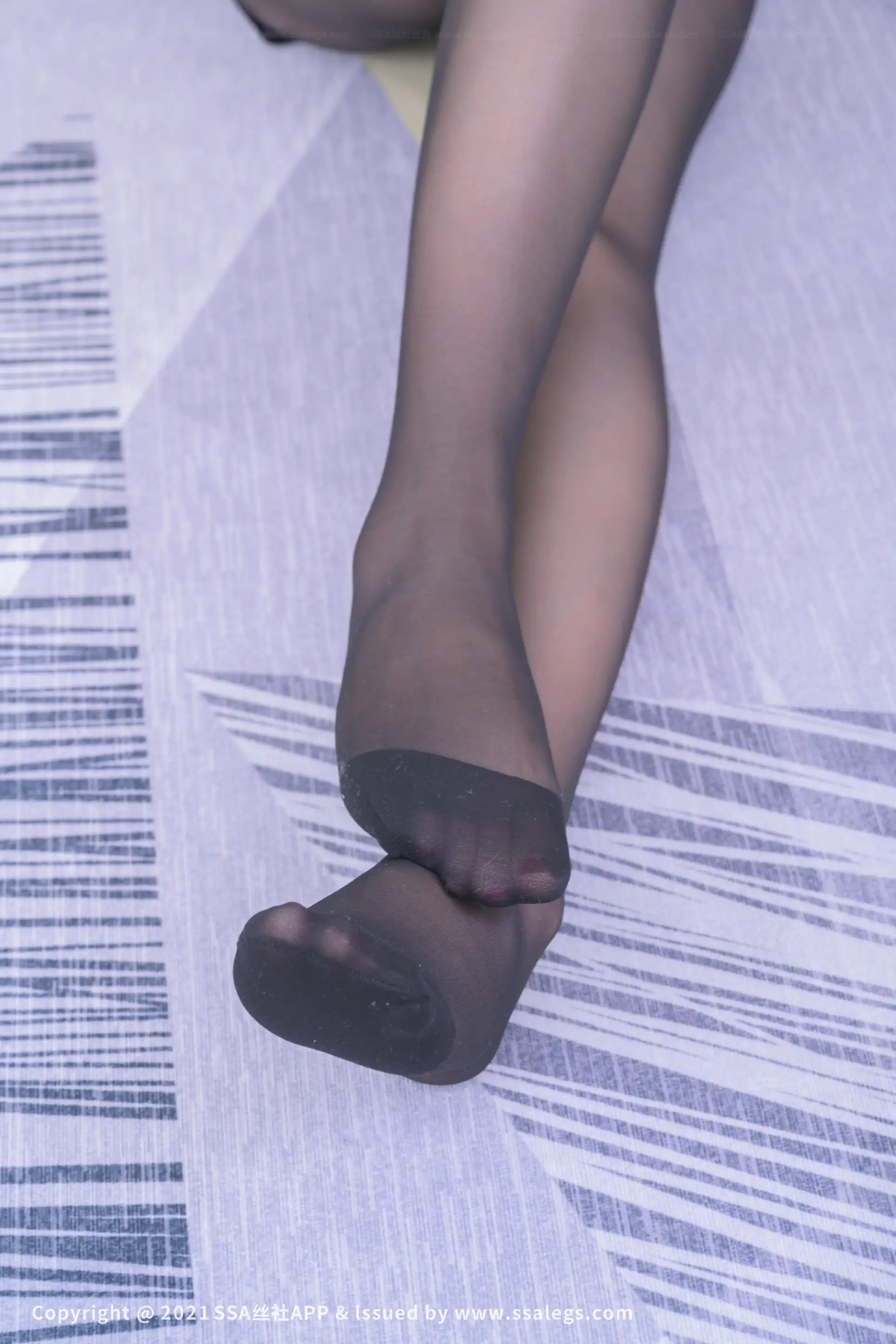 [爱美足] NO.685 模特欣欣的黑丝袜美足(下) 丝社#[128P]-15